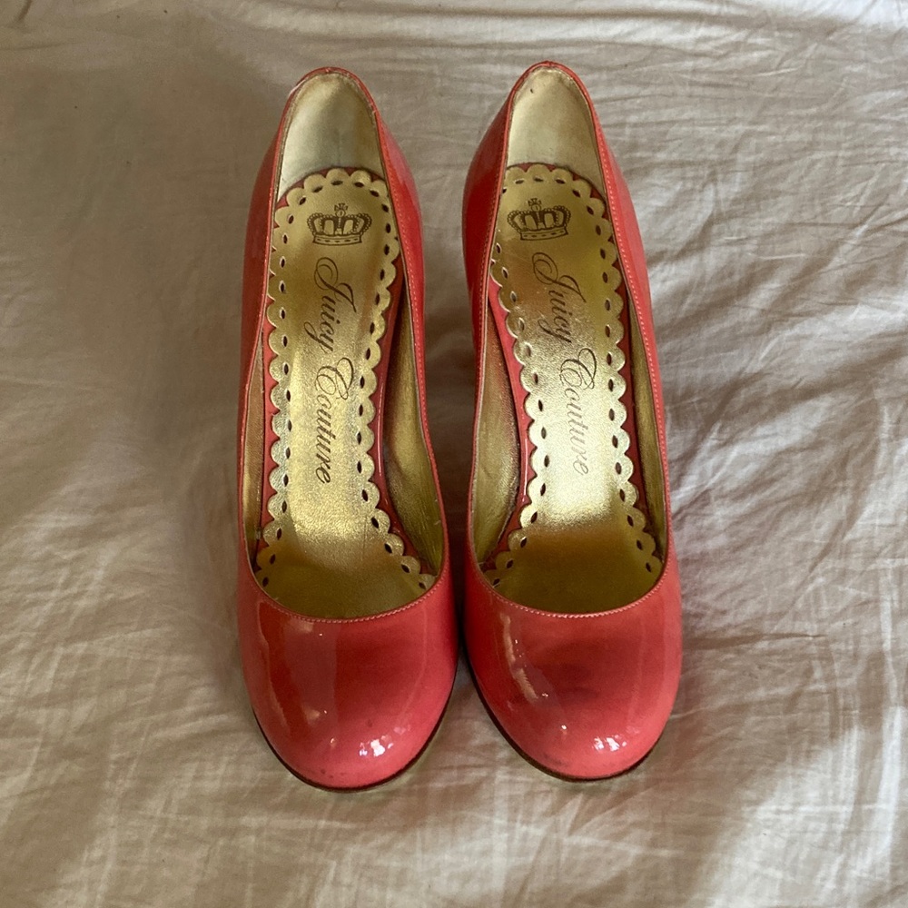 Juicy Couture Pink Coral Heels